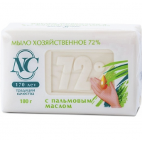 72% с пальмовым маслом мыло хозяйственное 180 гр